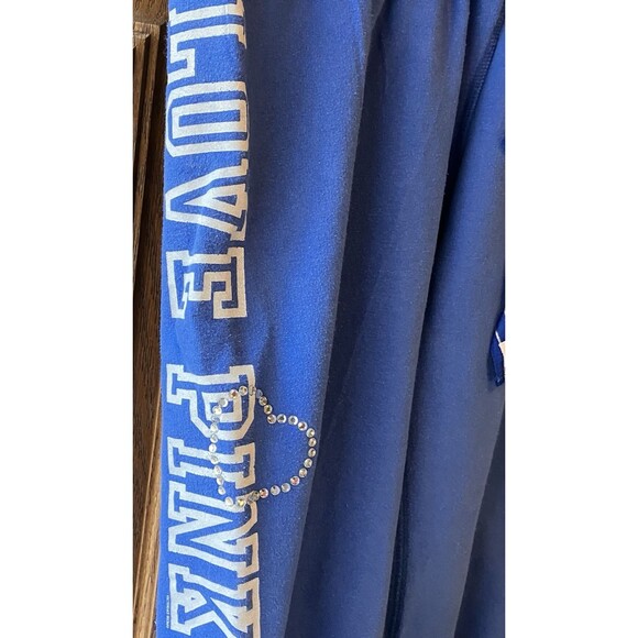 PINK Victoria's Secret Chicago Cubs Blue Logo Sweatpants Small MLB 7/8th Love - Picture 3 of 8